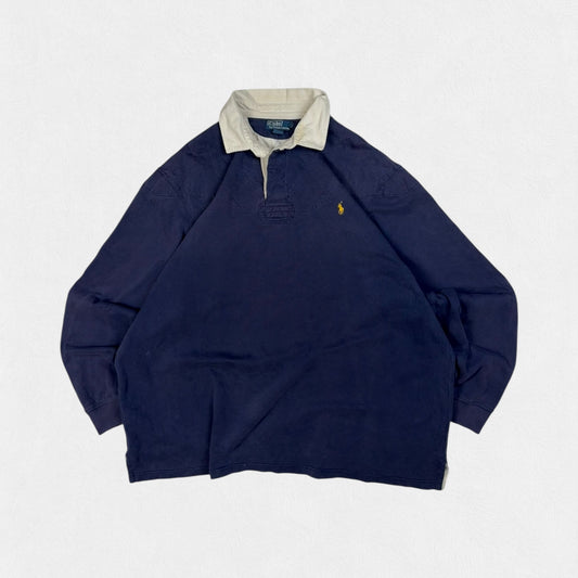 Vintage 90s Polo Ralph Lauren rugby polo shirt (3XL)
