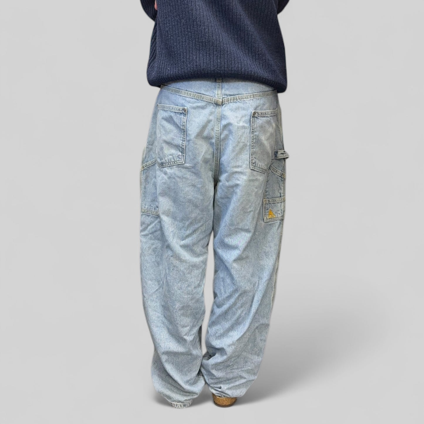 Vintage Levi's silver tab baggy carpenter jeans (W38)