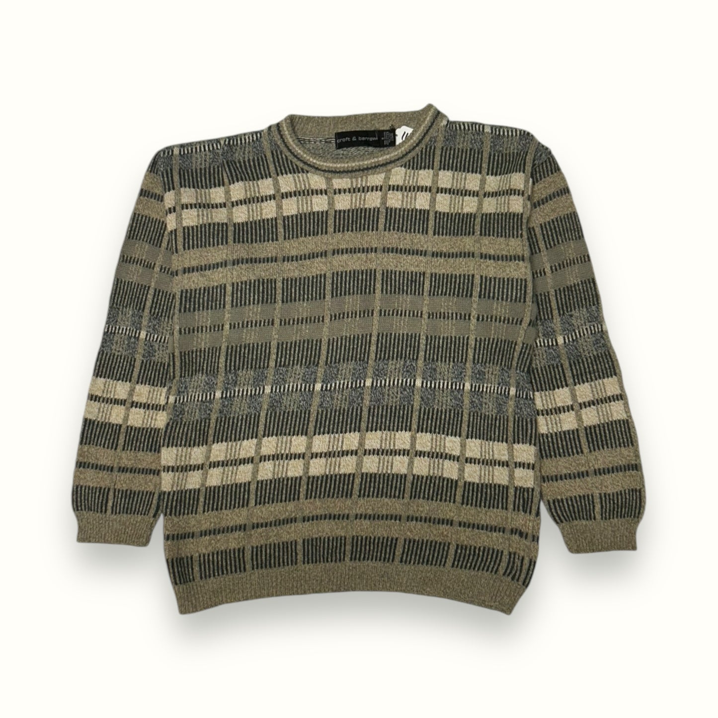 Vintage Croft & Barrow grandad knit sweater (S)