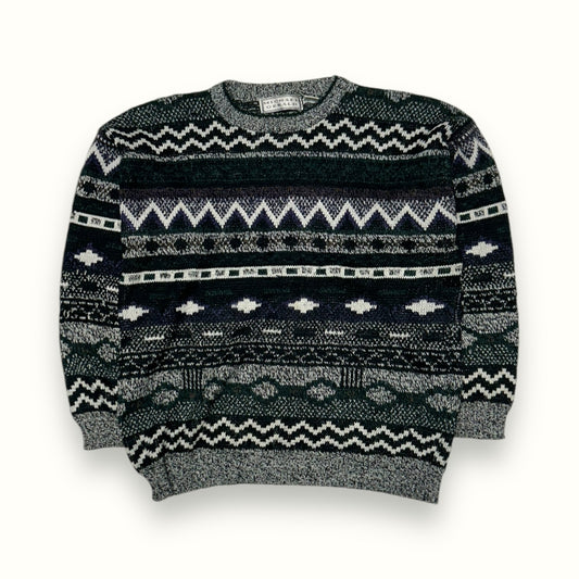 Abstract knit sweater (XL)