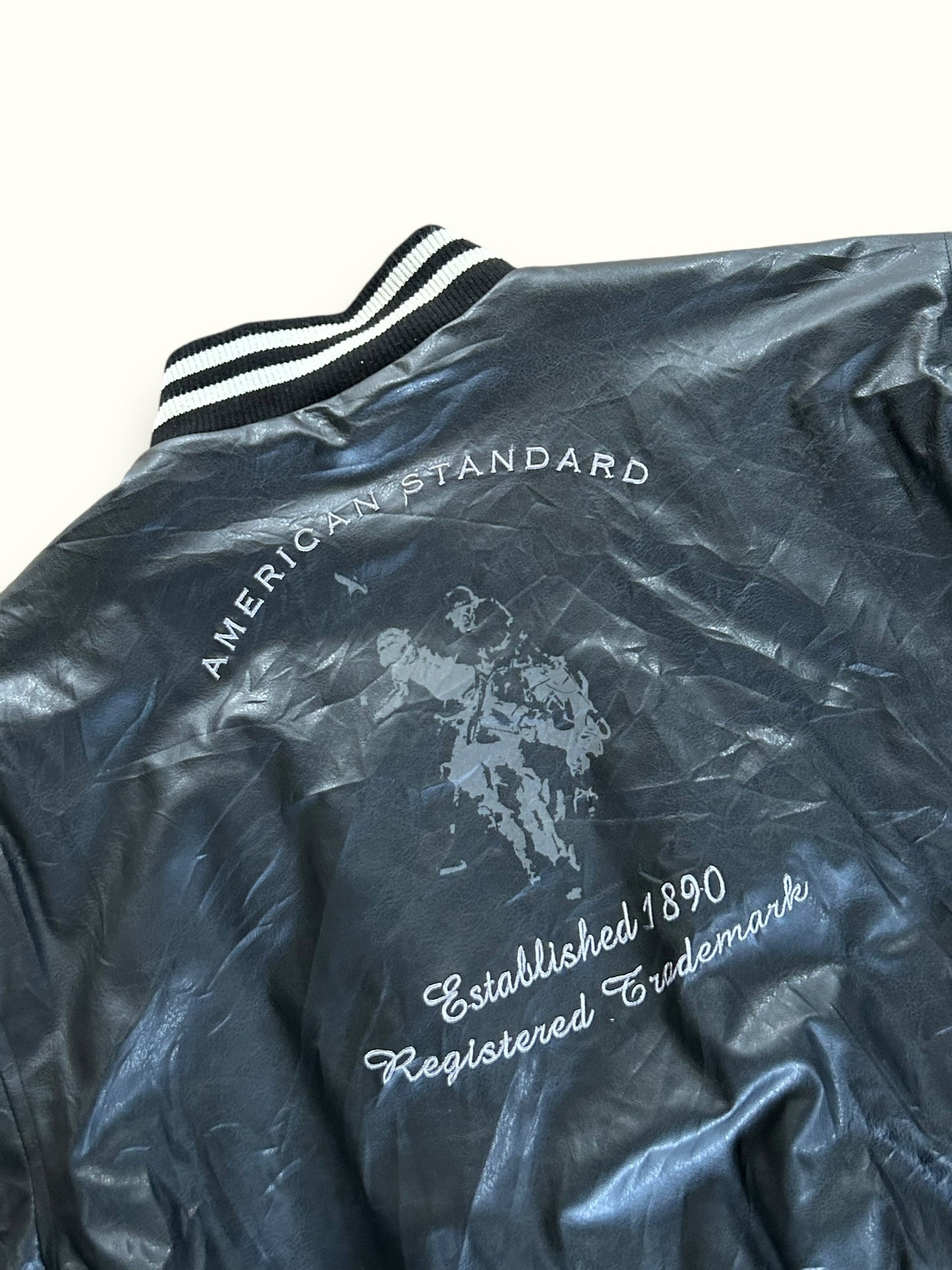 Polo ASSN leather jacket (XL)