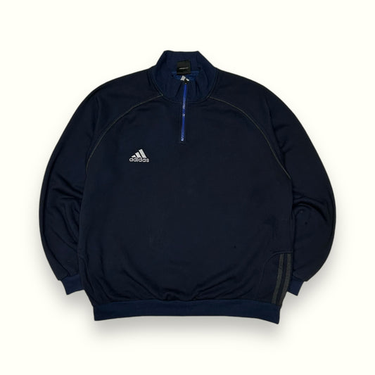 Vintage Adidas quarter zip sweatshirt (L)