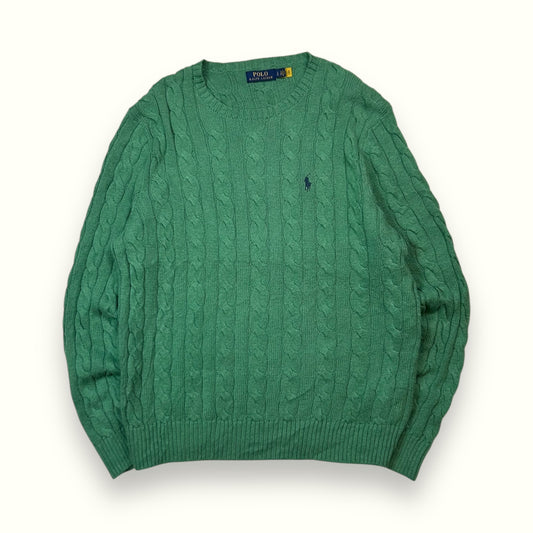 Polo Ralph Lauren cable knit sweater (L)