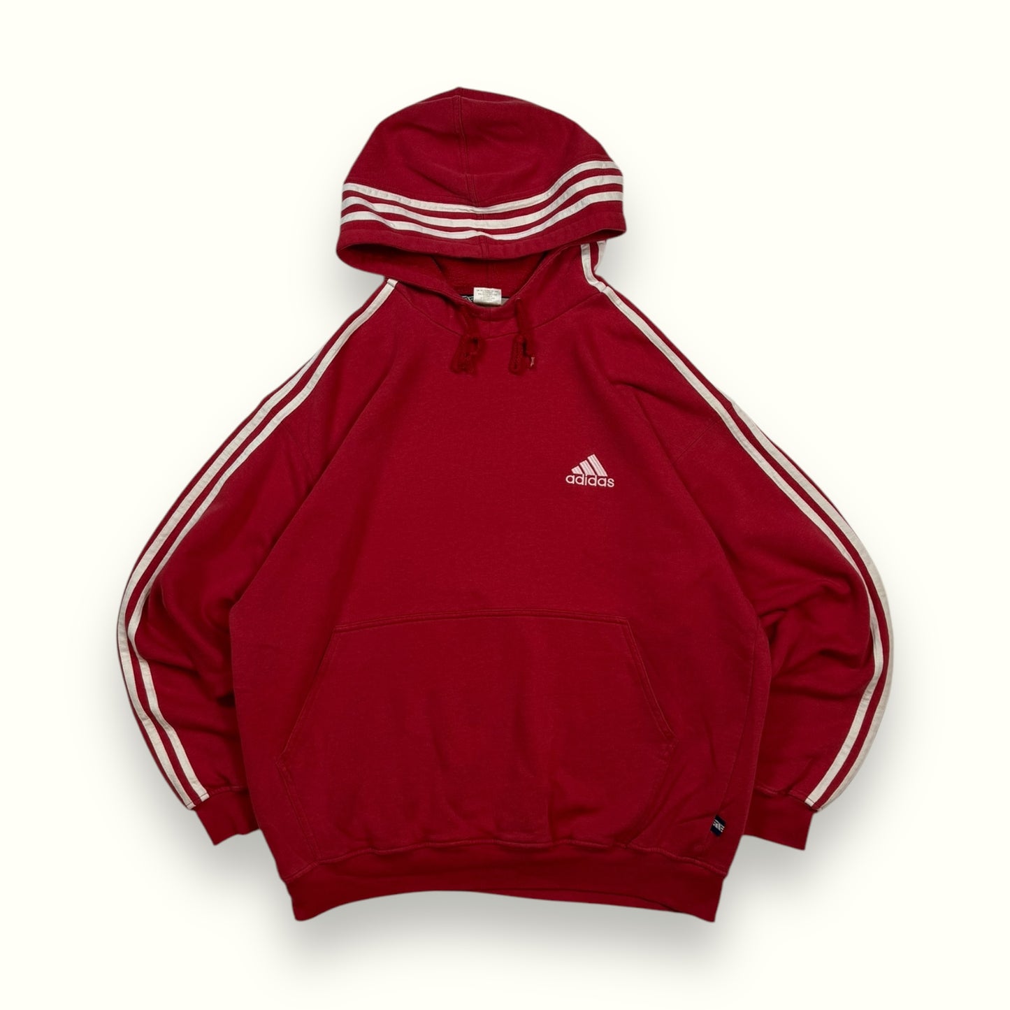 Vintage 90s Adidas small logo hoodie (L)
