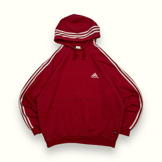 Vintage 90s Adidas small logo hoodie (L)