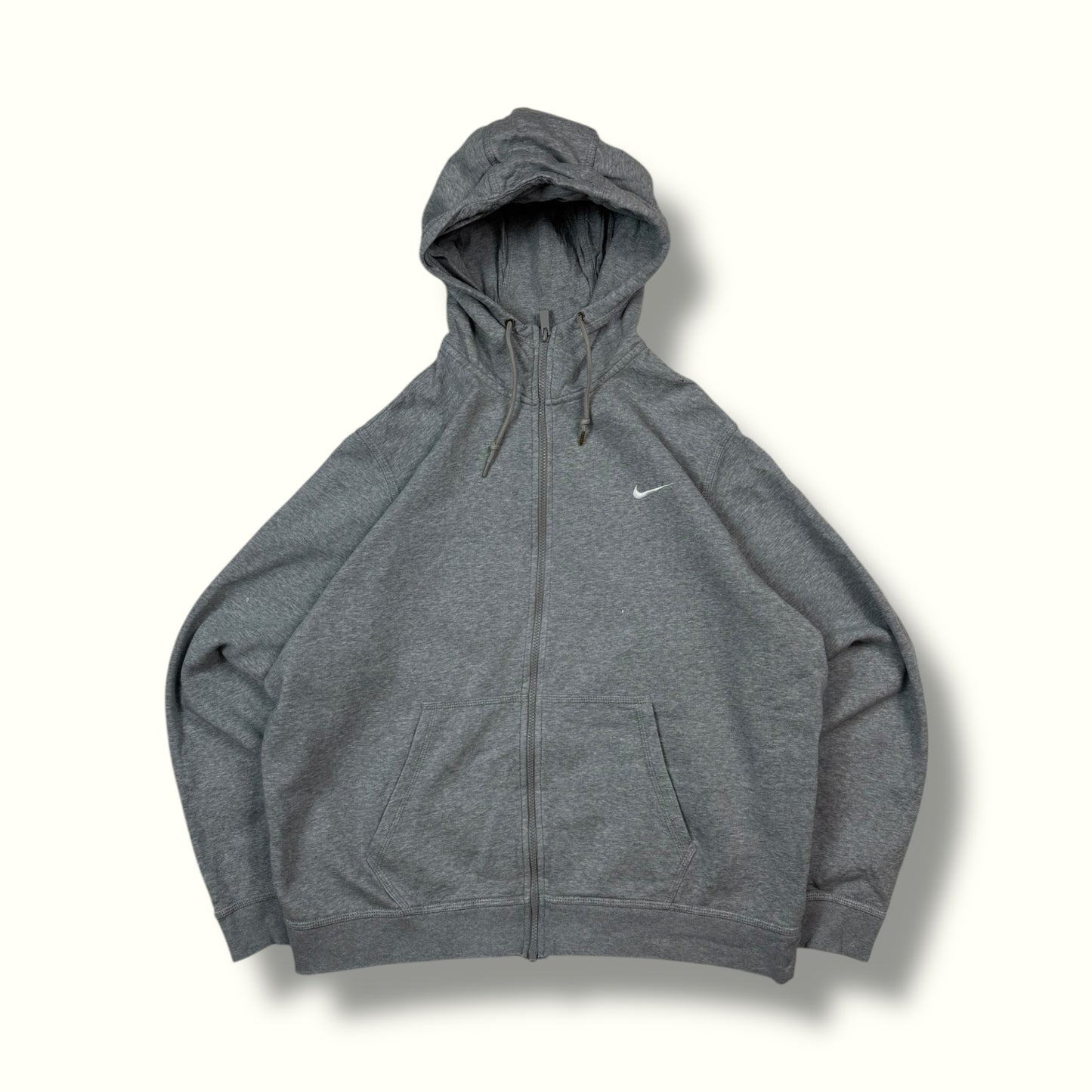 Vintage Nike mini swoosh zip up hoodie (L)