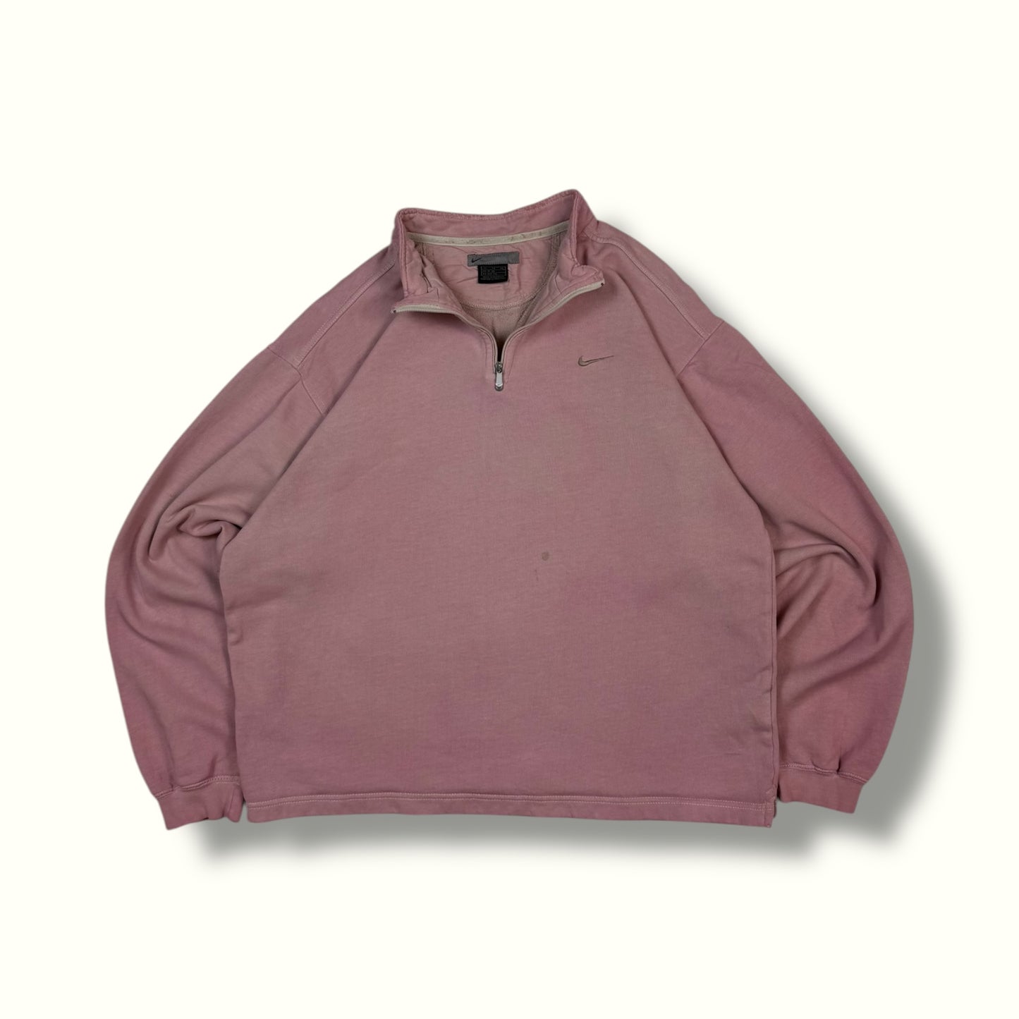 Vintage Nike mini swoosh quarter zip sweatshirt (S)