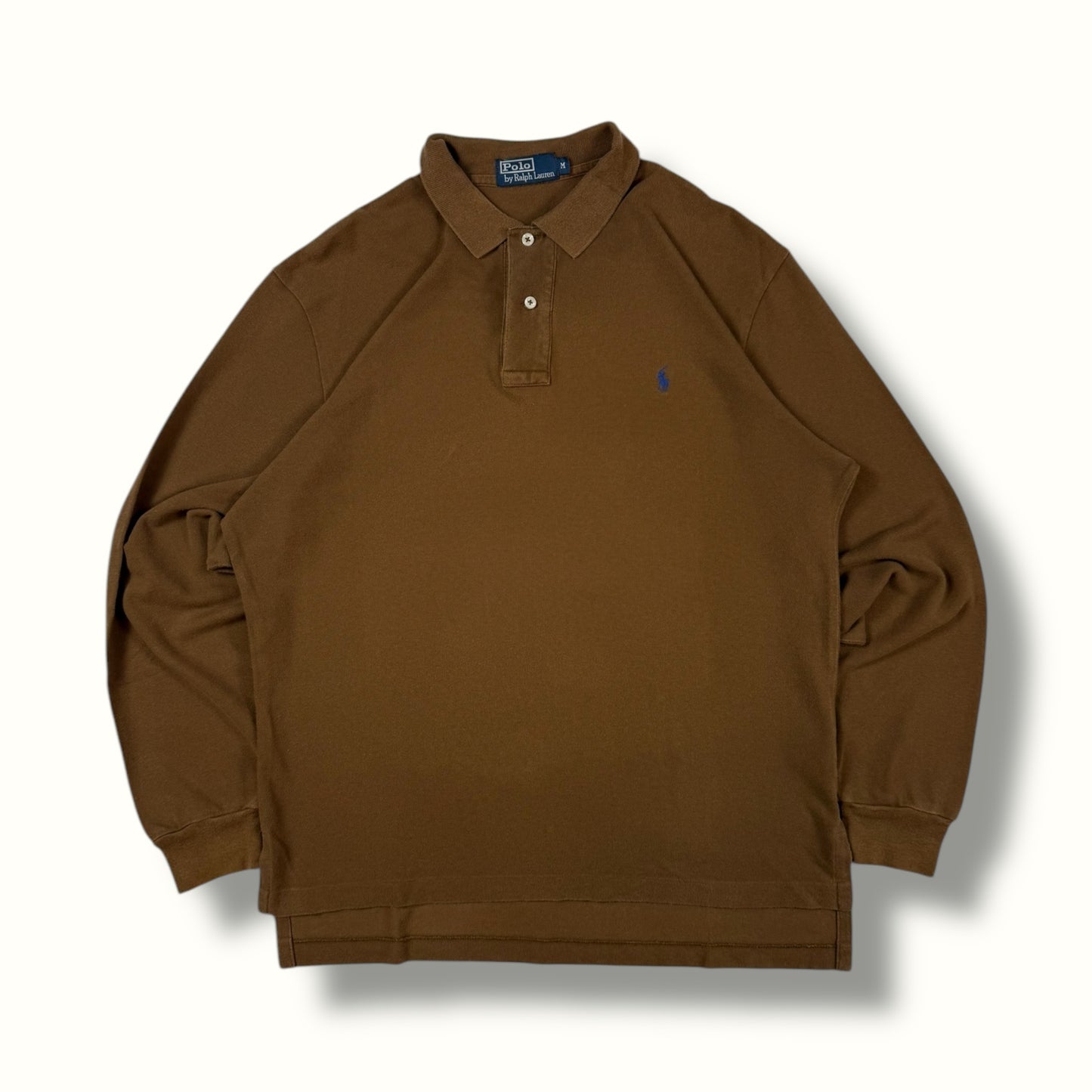 Vintage Polo Ralph Lauren l/s polo shirt (M)