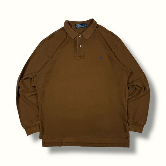 Vintage Polo Ralph Lauren l/s polo shirt (M)