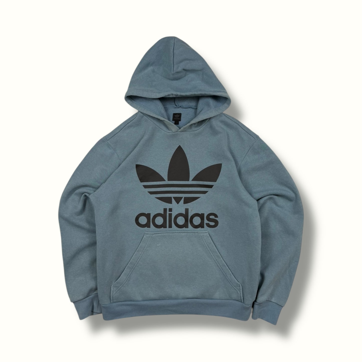Vintage Adidas centre logo hoodie (S)