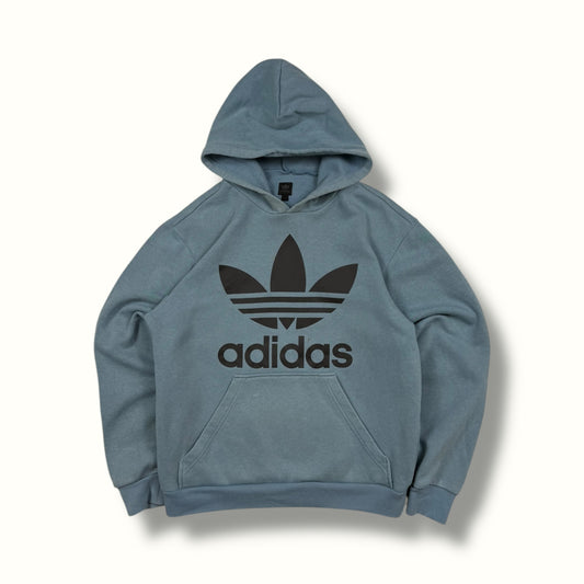 Vintage Adidas centre logo hoodie (S)