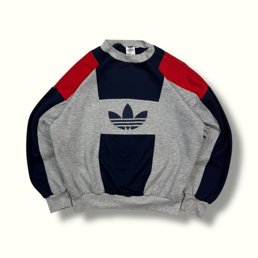 Vintage 90s Adidas originals colour block sweatshirt (L)