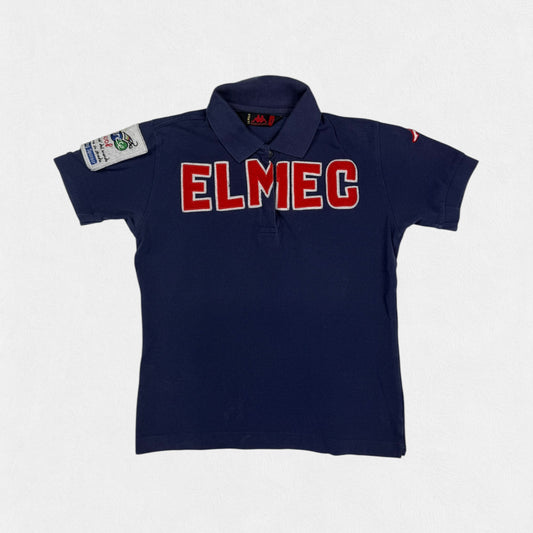 Vintage Kappa Elmec spell out polo shirt (S)