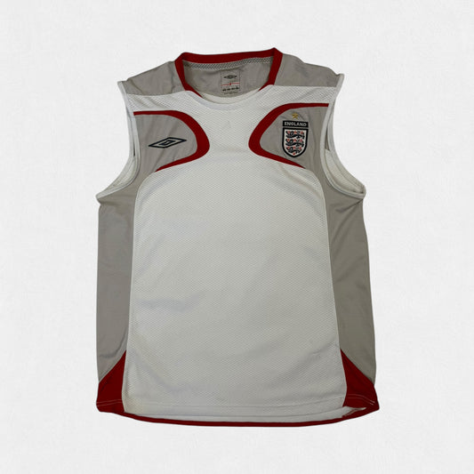 Vintage England 2005-07 Umbro football vest (L)