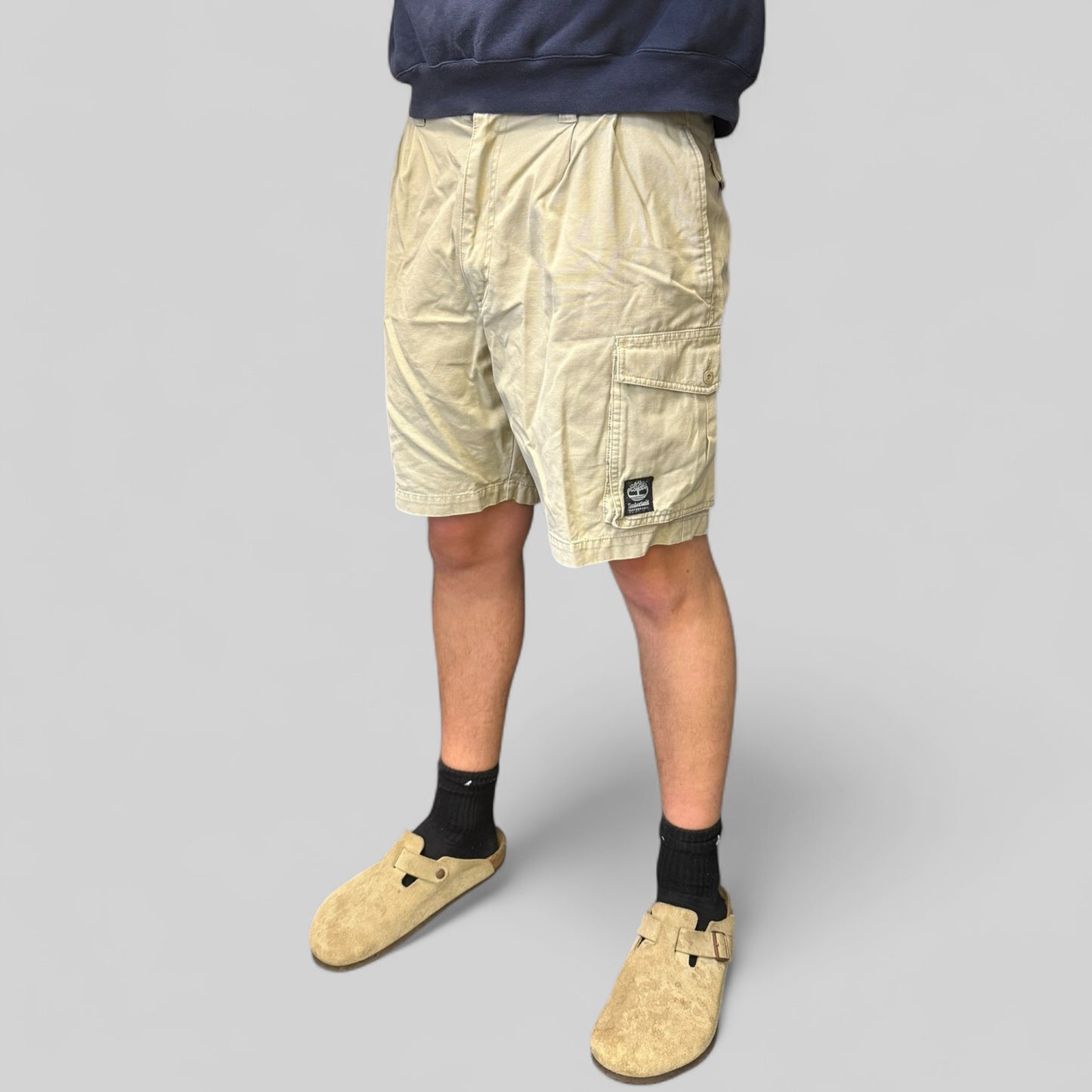Vintage Timberland performance baggy cargo shorts (W32)