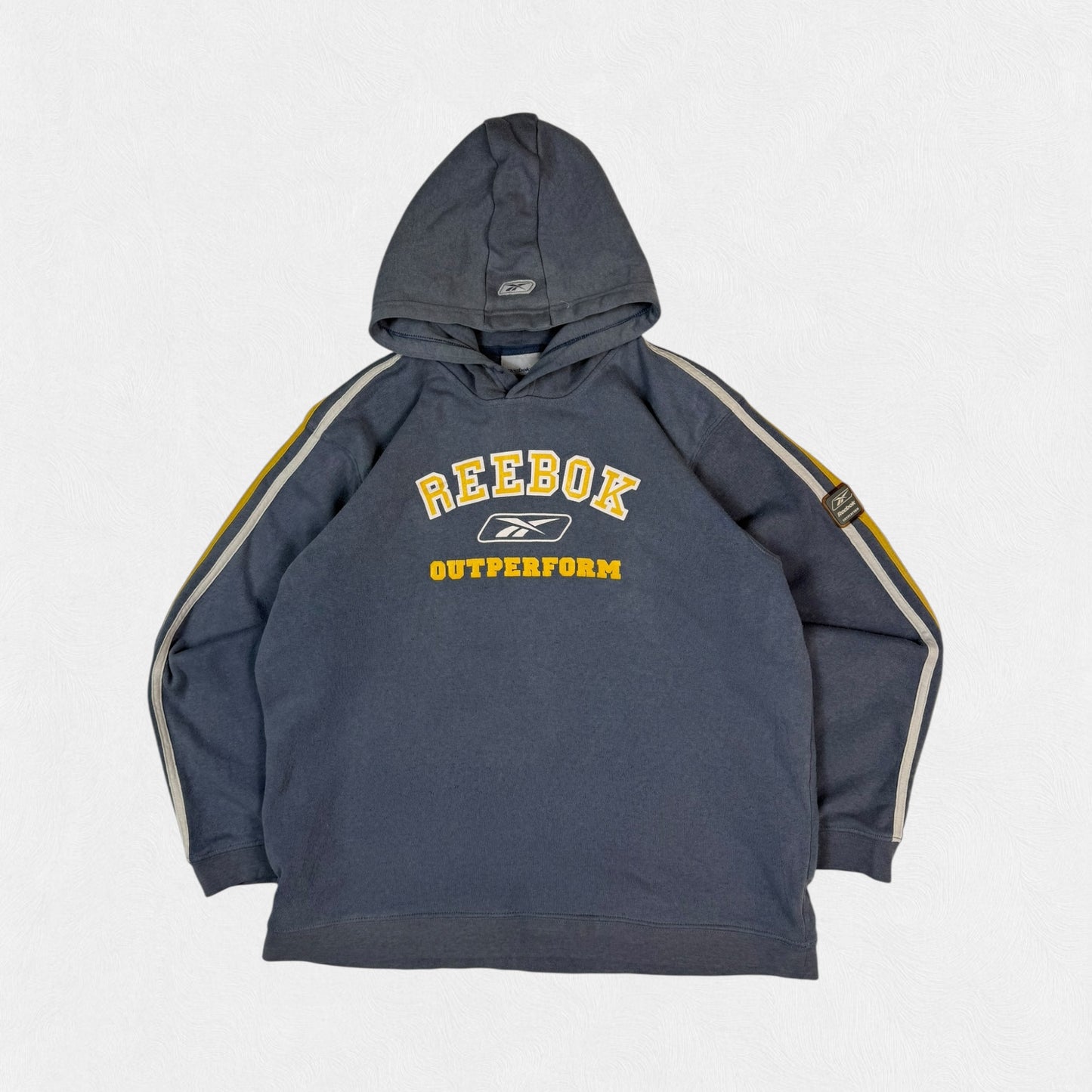 Vintage Reebok outperform spell out hoodie (S)