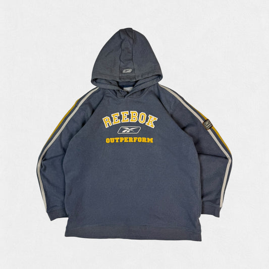 Vintage Reebok outperform spell out hoodie (S)