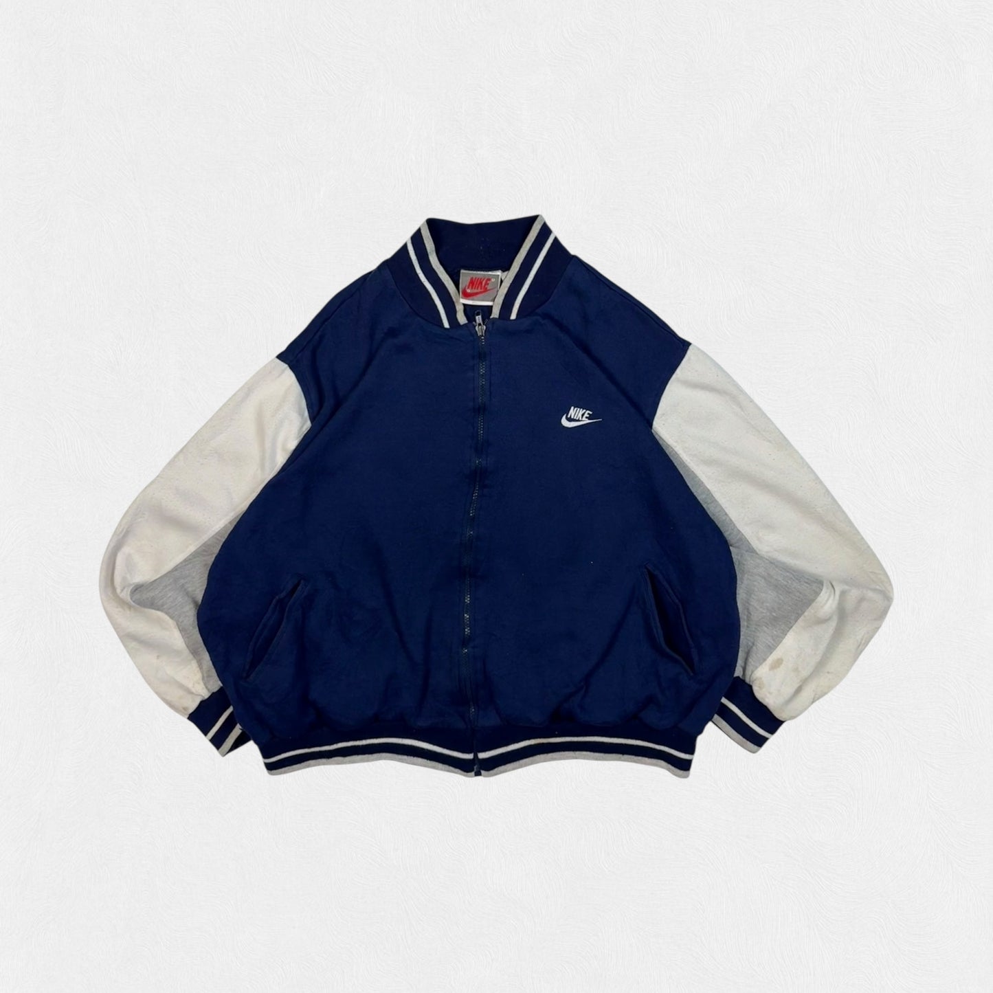Vintage 80s Nike colour block track top (L)