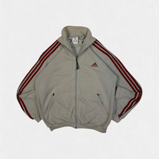 Vintage Adidas side stripe track top (S)