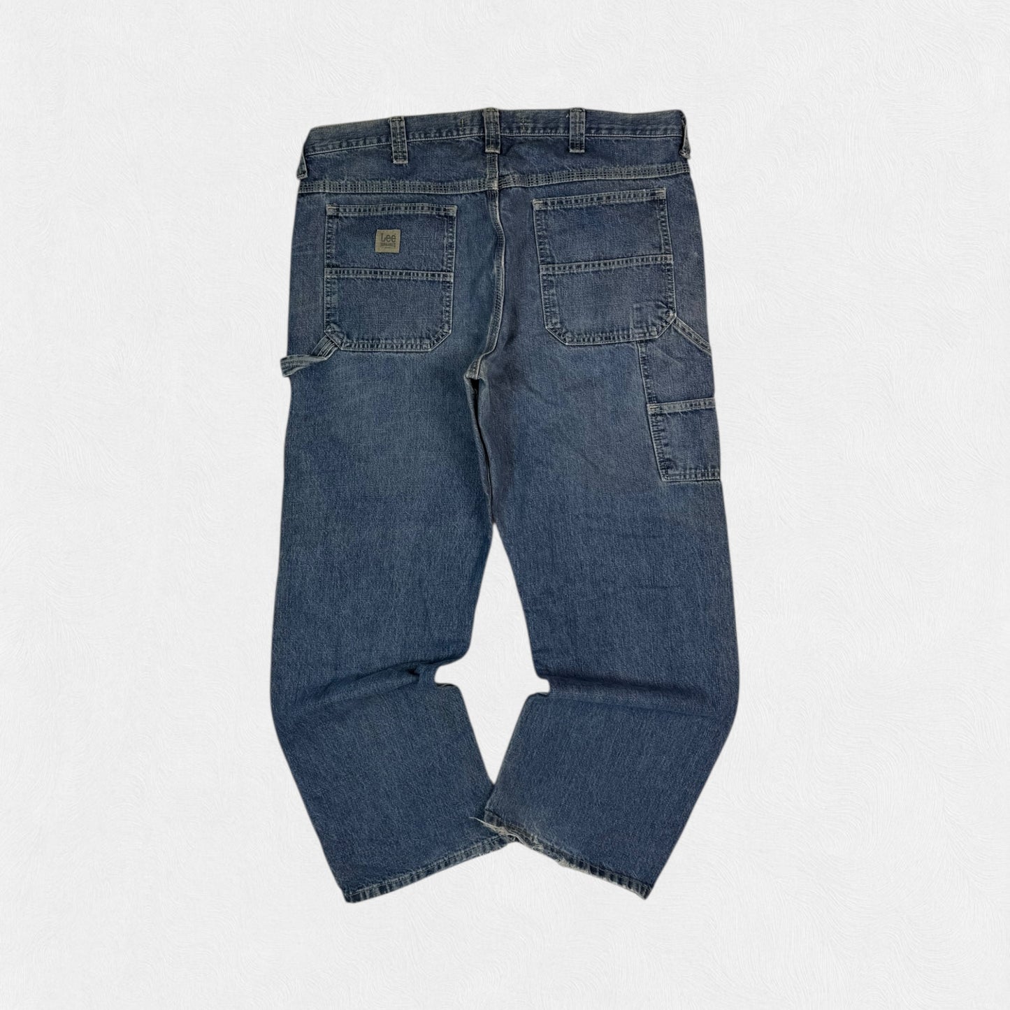 Vintage Lee dungarees baggy carpenter jeans (W38)