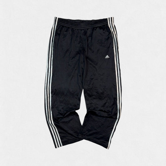Vintage Adidas baggy side stripe track pants (L)
