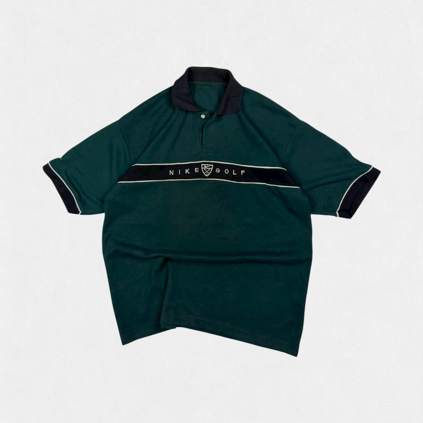 Vintage Nike Golf spell out polo shirt (XL)