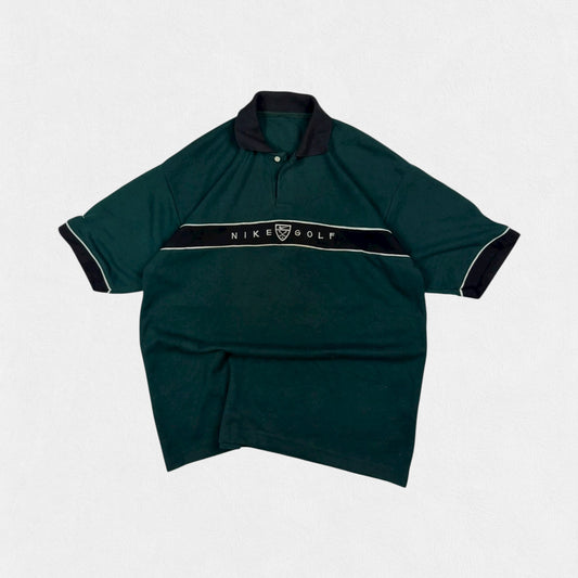Vintage Nike Golf spell out polo shirt (XL)