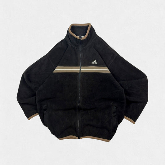 Vintage 90s Adidas full zip fleece (XL)
