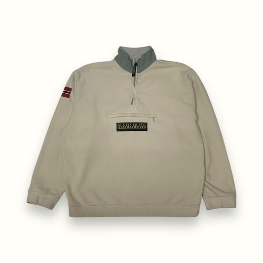 Vintage Napapijri quarter zip fleece (L)
