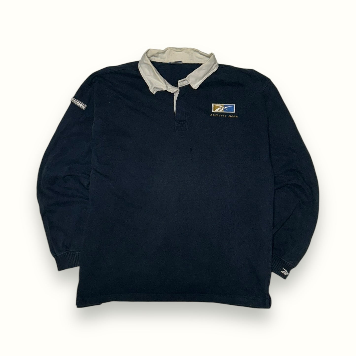Vintage Reebok athletic dept rugby polo (L)