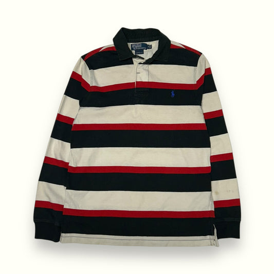 Vintage Ralph Lauren striped rugby polo shirt (M)