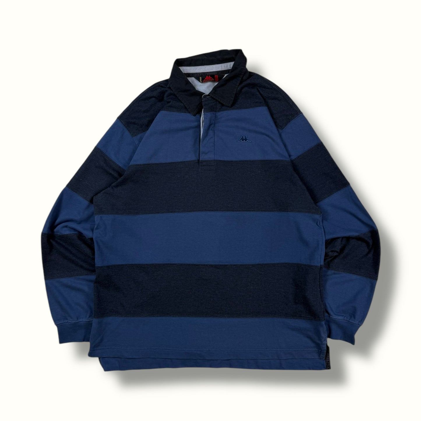 Vintage Kappa striped rugby polo (XL)