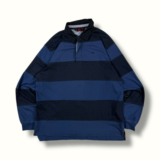 Vintage Kappa striped rugby polo (XL)