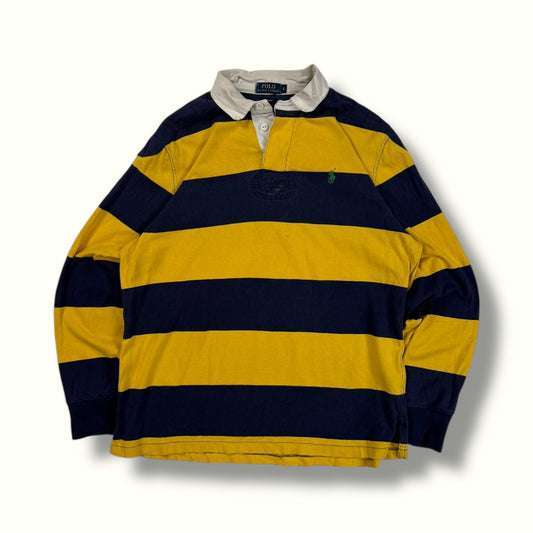 Polo Ralph Lauren striped rugby polo (L)