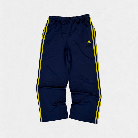Vintage 90s Adidas side stripe baggy track pants (L)