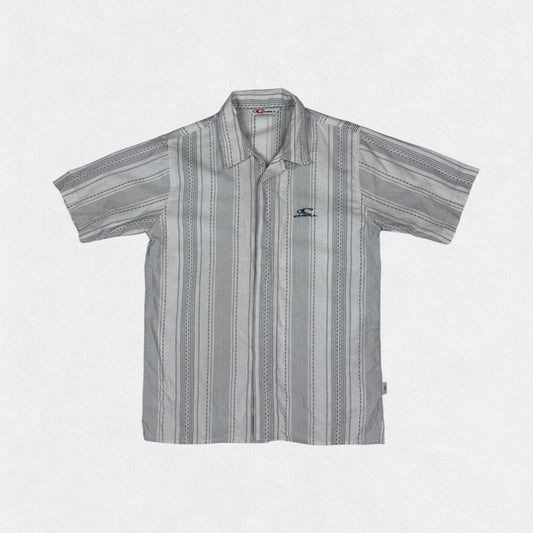 Vintage O'neill striped short sleeve shirt (M)