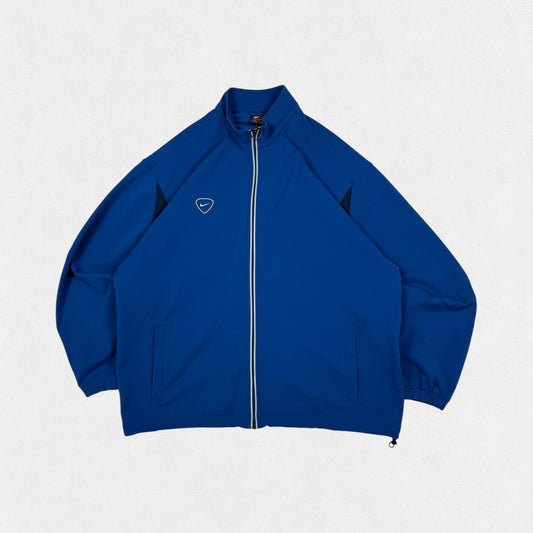 Vintage 90s Nike shield football track jacket (XL)