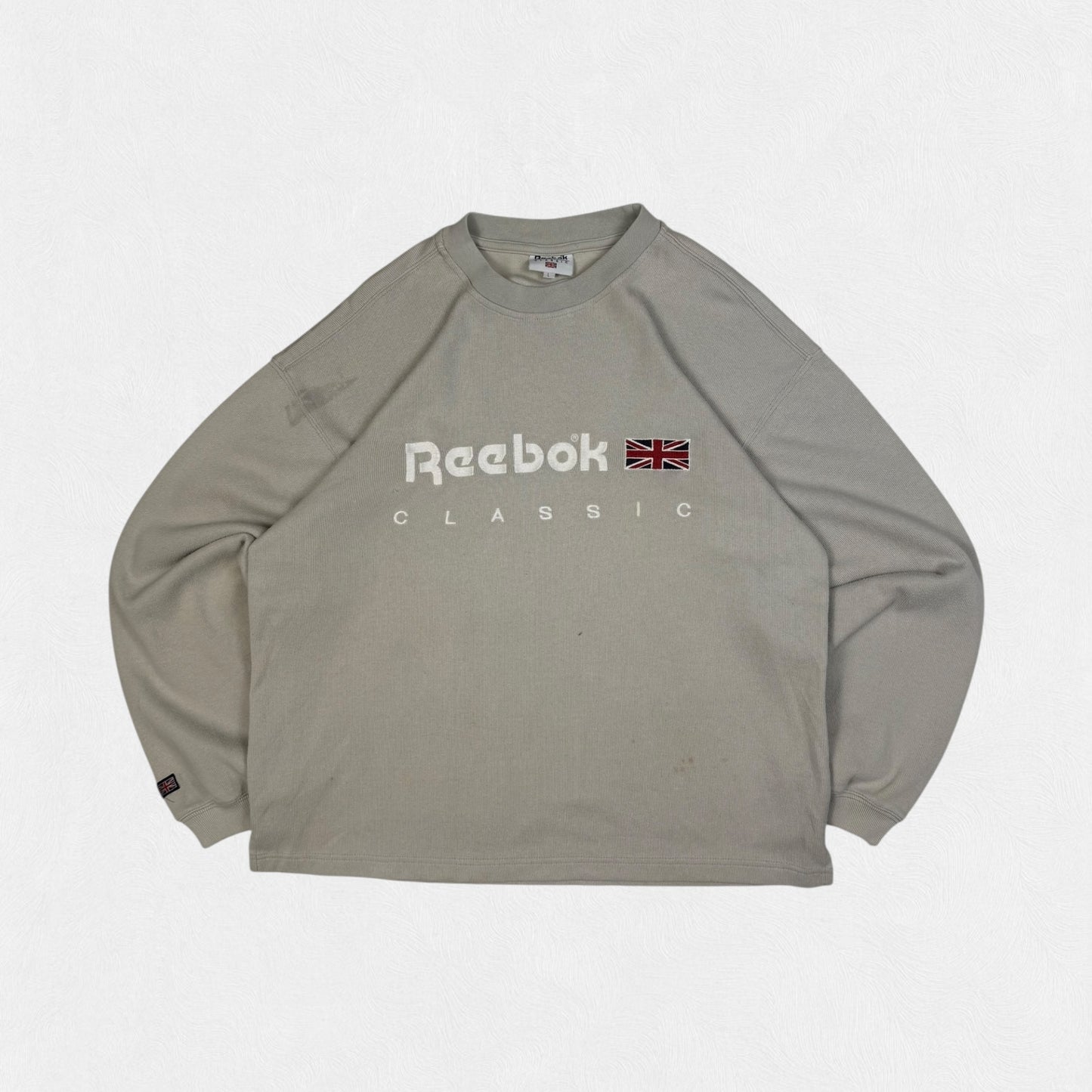 Vintage Reebok classic spell out sweatshirt (L)