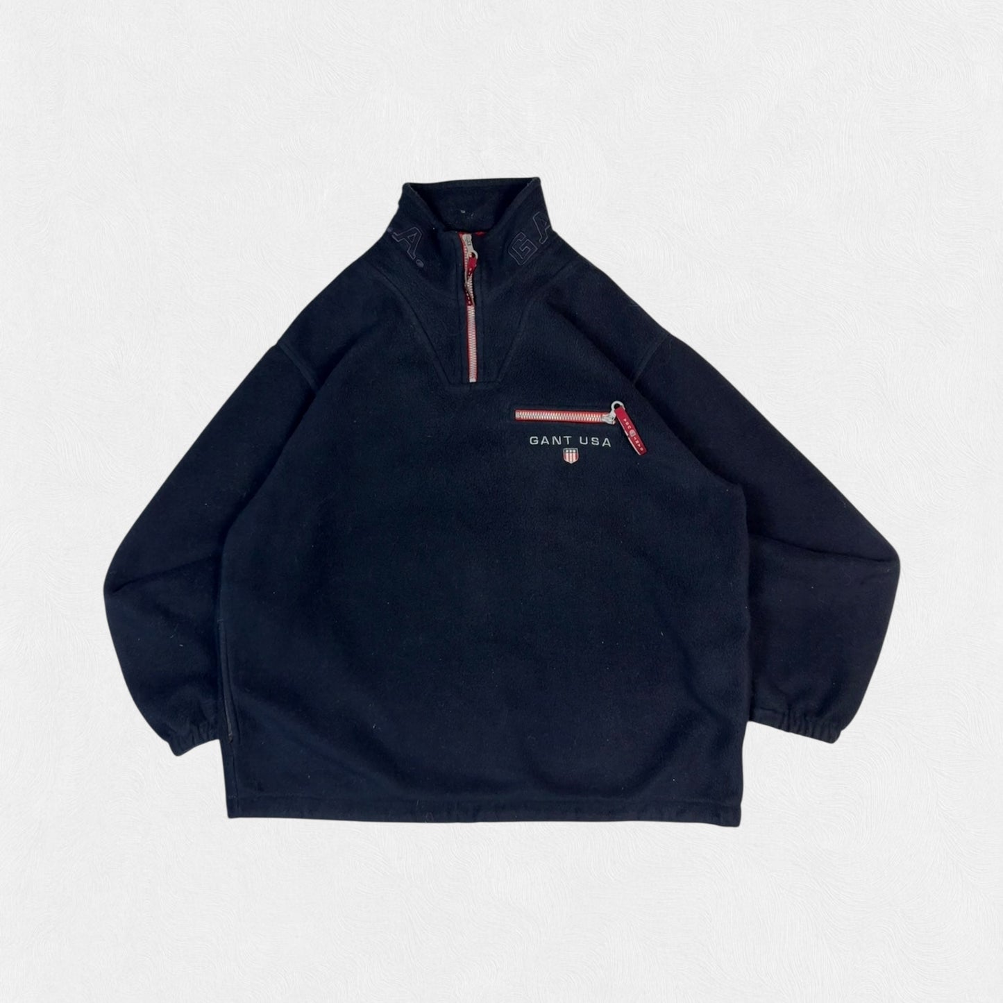 Vintage 90s Gant quarter zip rugger fleece (L)