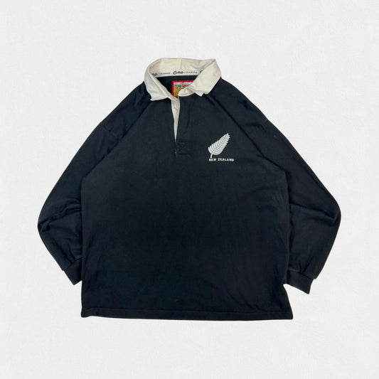 Vintage 90s New Zealand Cotton Traders rugby union shirt (XL)