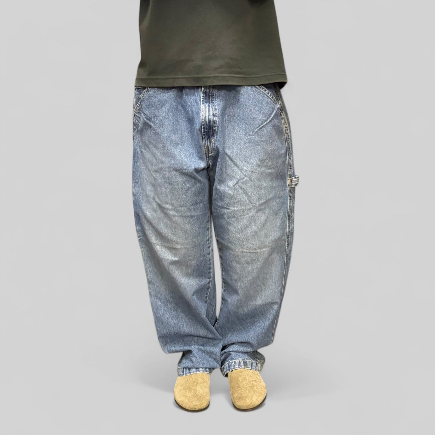 Vintage Levi's strauss baggy carpenter jeans (W38)