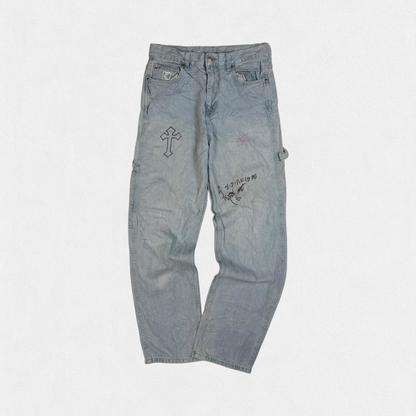 Vintage Karl Kani baggy carpenter Jeans (W32)