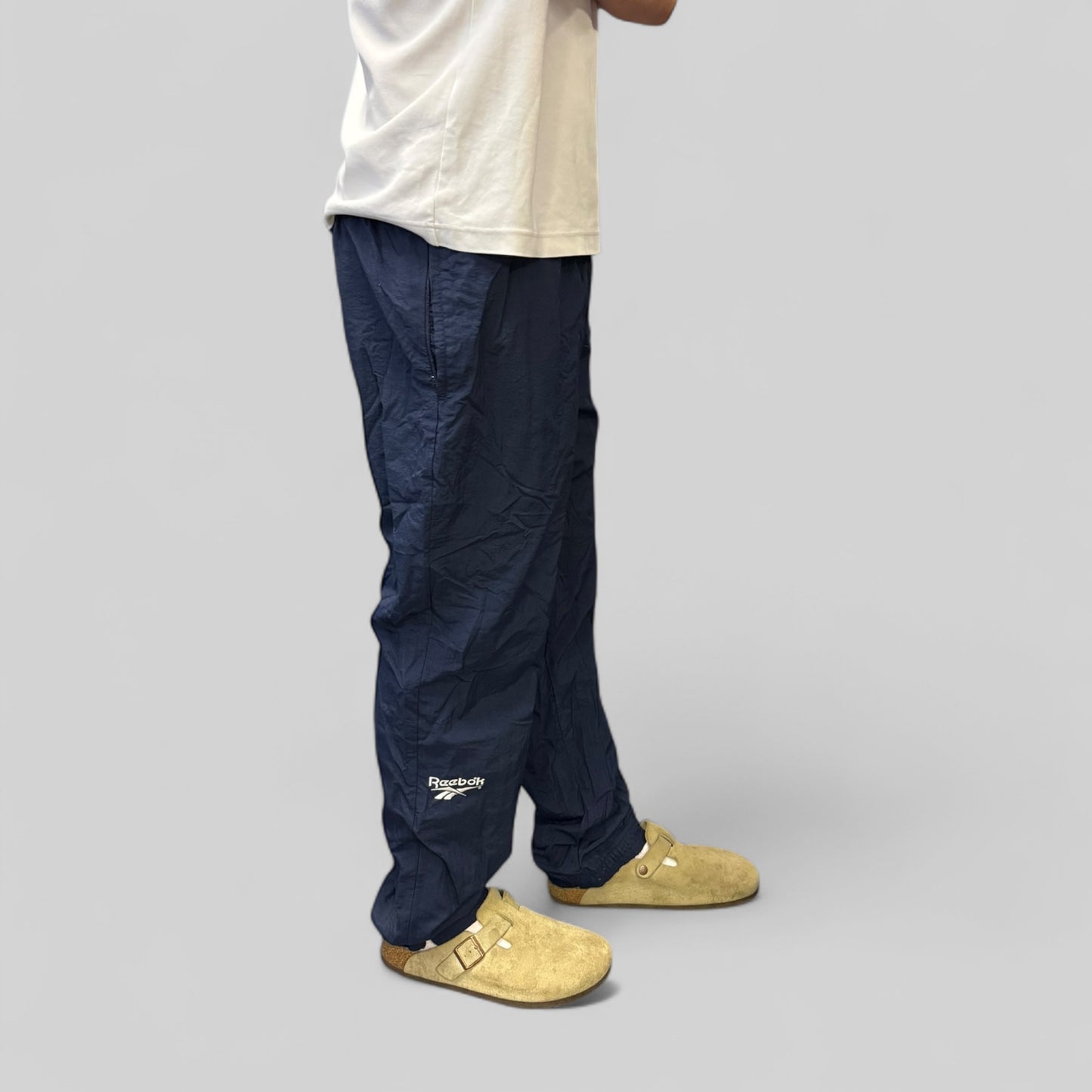 Vintage 90s Reebok baggy track pants (M)