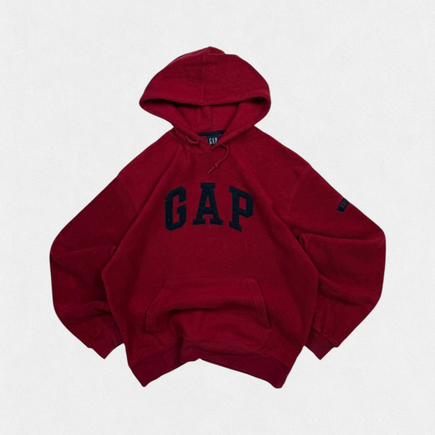 Vintage GAP spell out fleece hoodie (M)