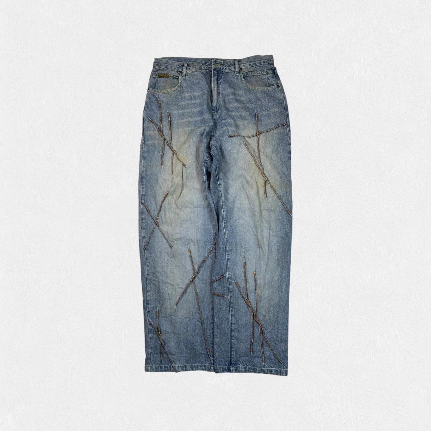 Vintage Brooklyn Express baggy hip hop Jeans (W36)