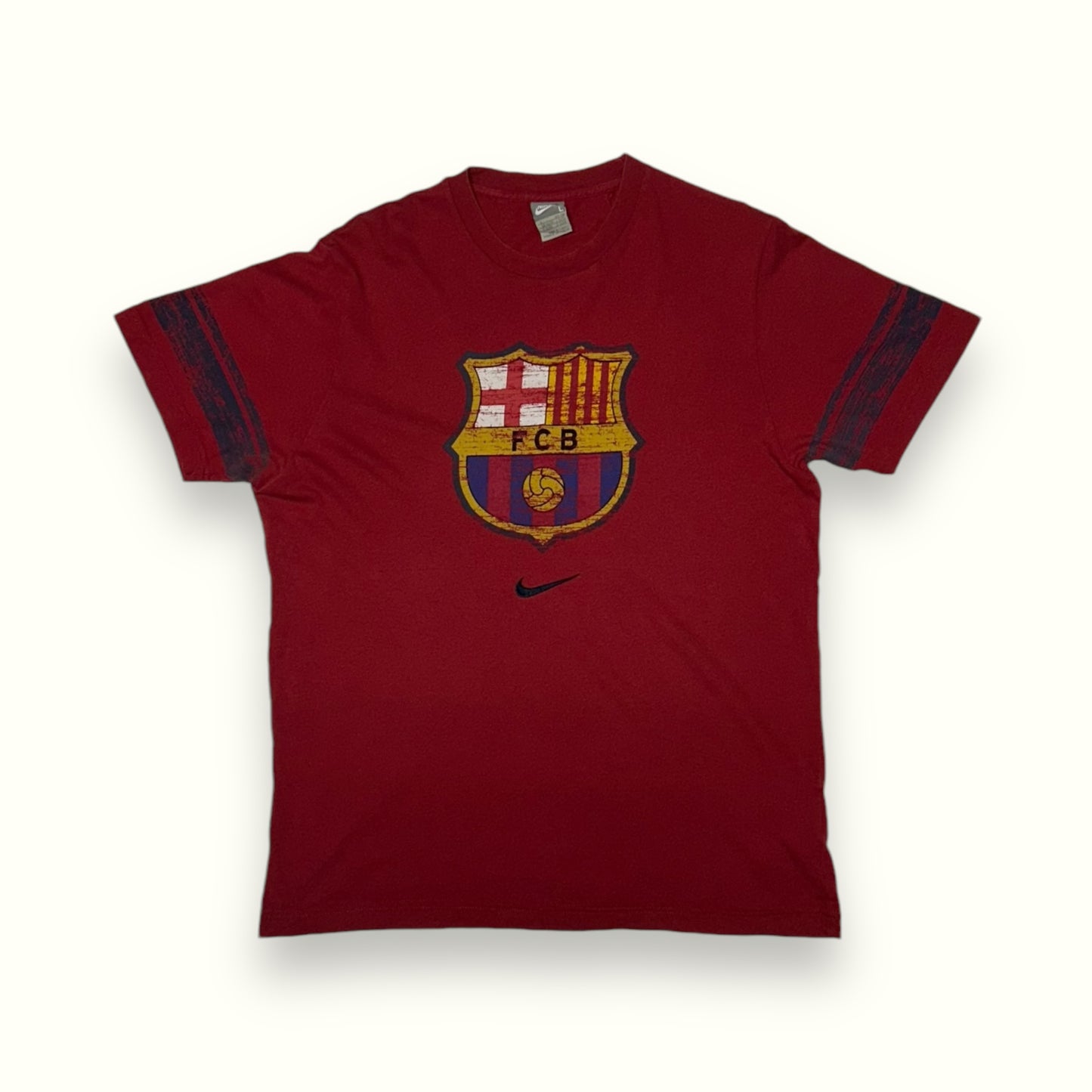 Vintage Barcelona Nike centre swoosh tee (L)