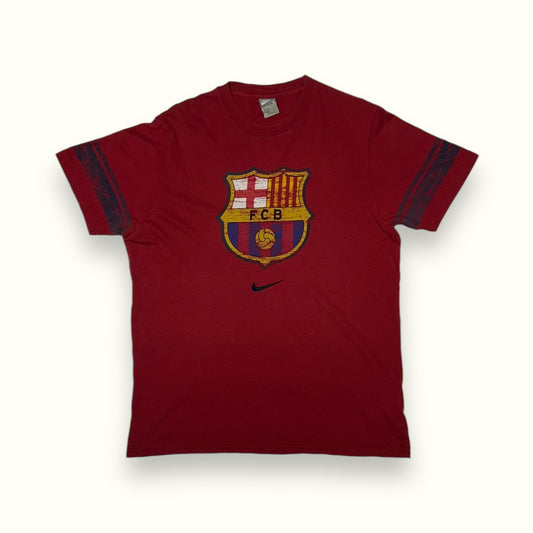 Vintage Barcelona Nike centre swoosh tee (L)