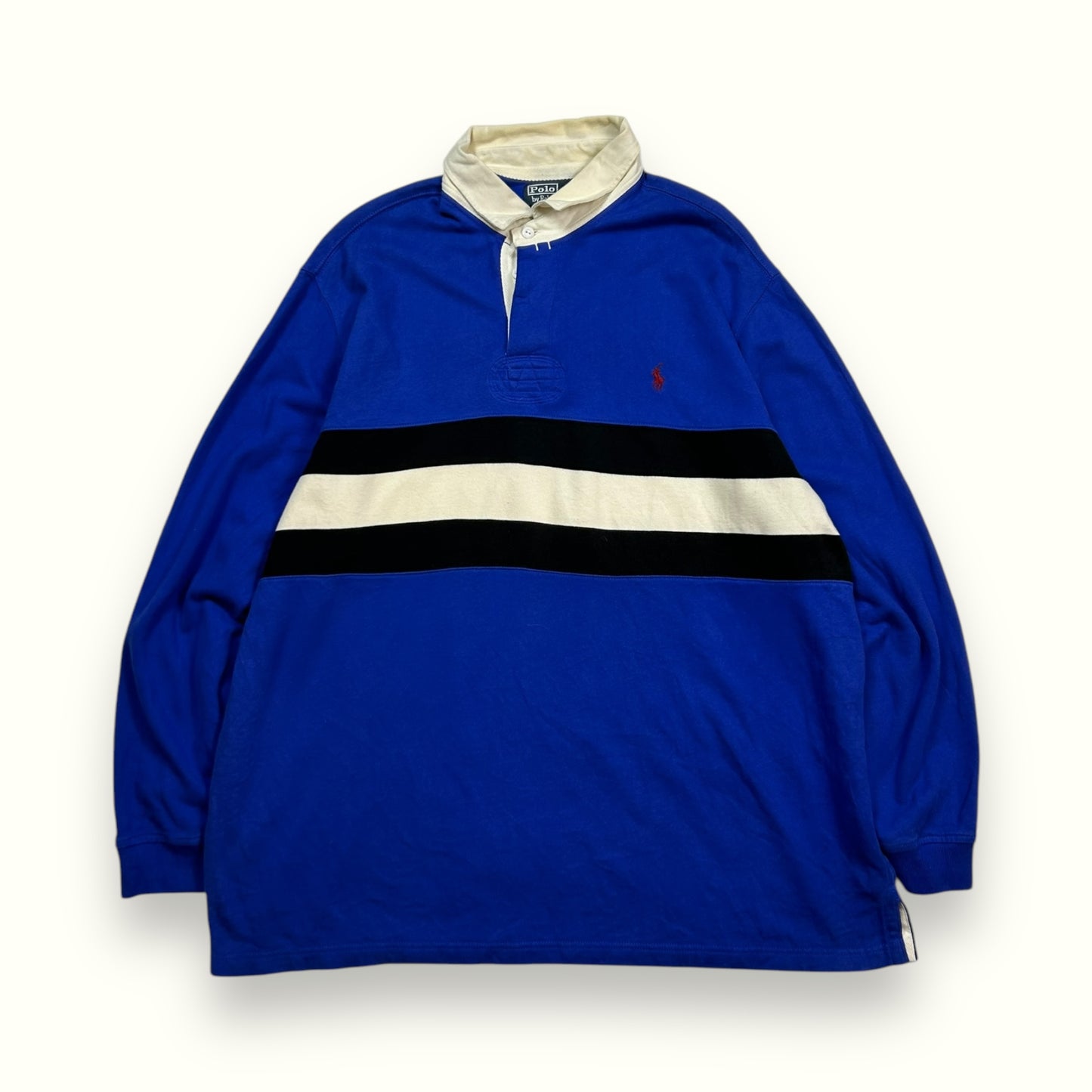 Vintage 90s Polo Ralph Lauren rugby polo shirt (XXL)