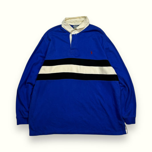 Vintage 90s Polo Ralph Lauren rugby polo shirt (XXL)