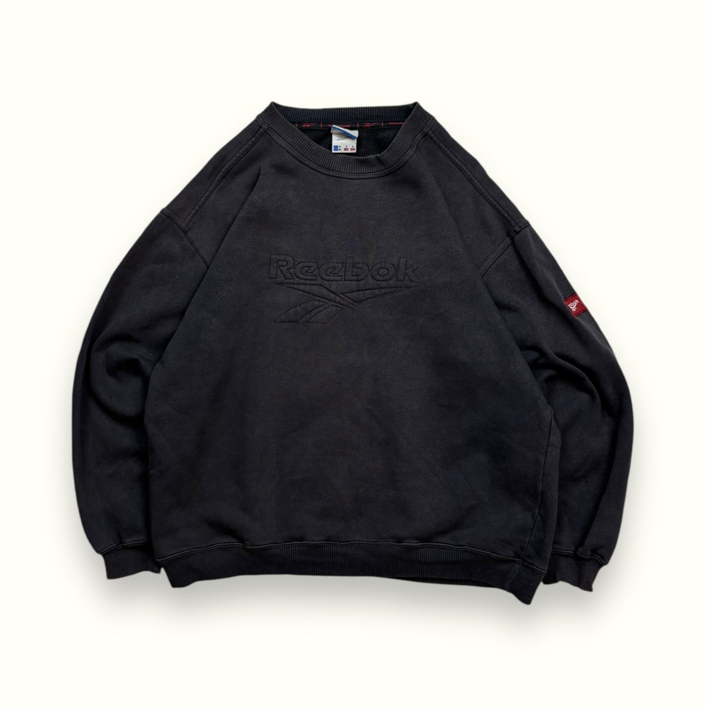 Vintage Reebok spell out sweatshirt (M)